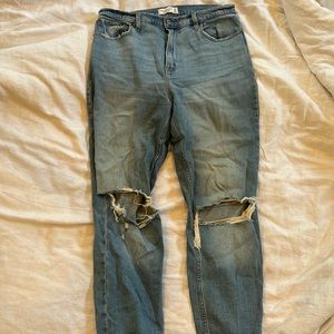 Abercrombie ultra high rise 90s ankle straight